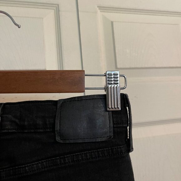 Levi's Womens Black Stretch High Rise Mile High Super Skinny Jeans Size 27 - Picture 4 of 8